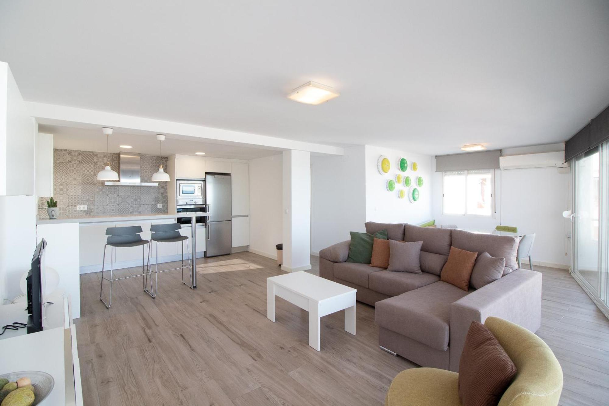 Global Properties, Apartamento Con Terraza E Increibles Vistas Al Mar Puerto de Sagunto Bagian luar foto
