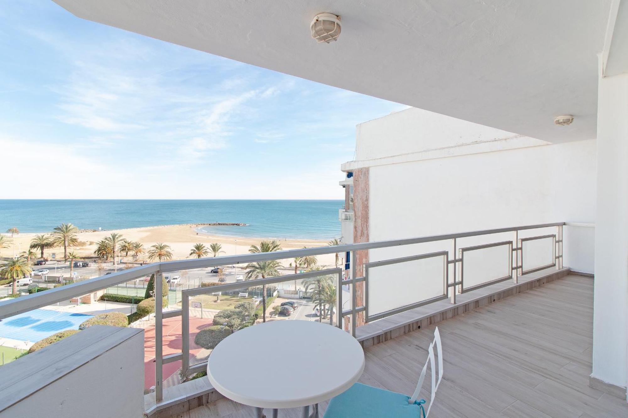 Global Properties, Apartamento Con Terraza E Increibles Vistas Al Mar Puerto de Sagunto Bagian luar foto