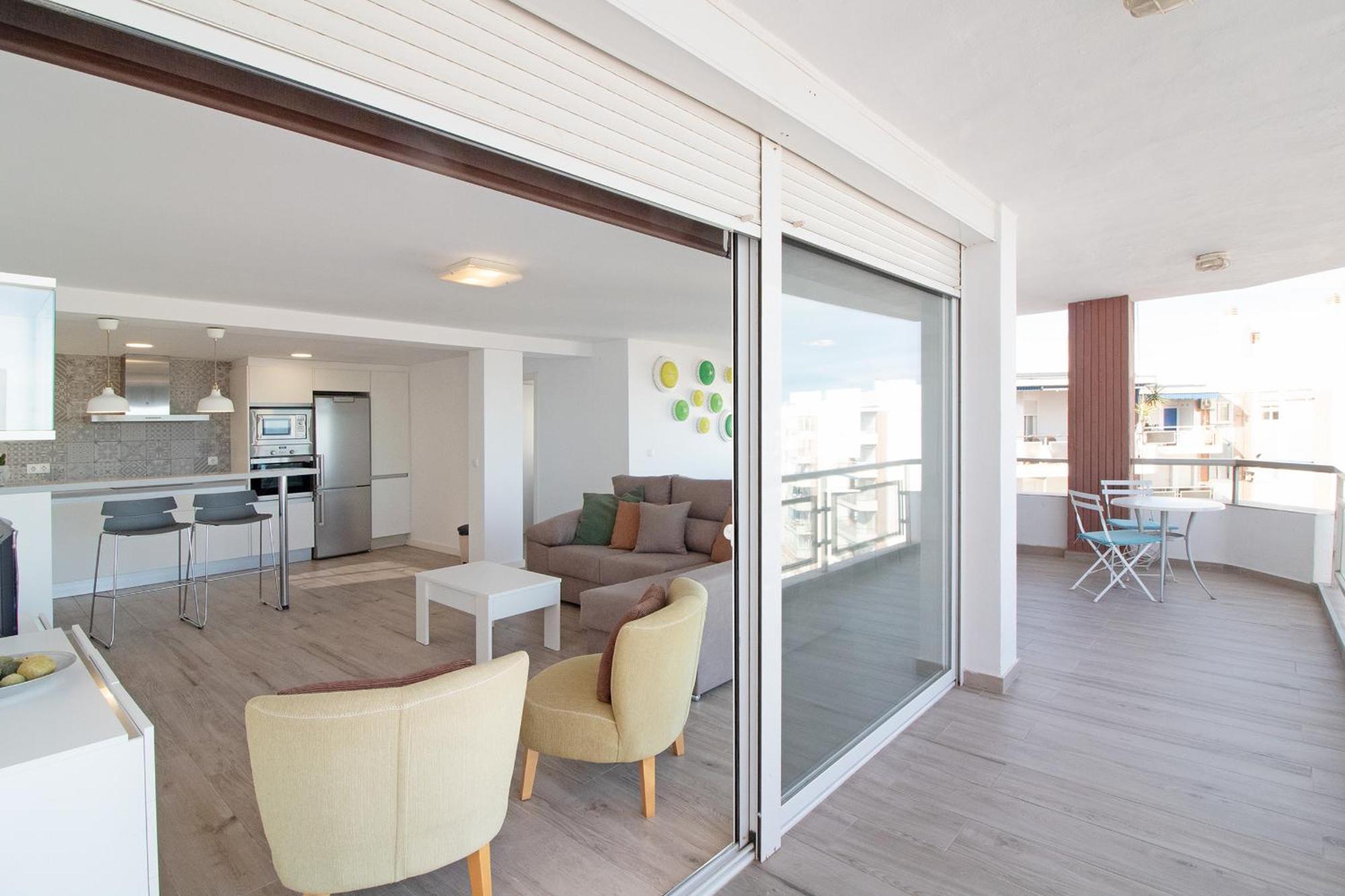 Global Properties, Apartamento Con Terraza E Increibles Vistas Al Mar Puerto de Sagunto Bagian luar foto